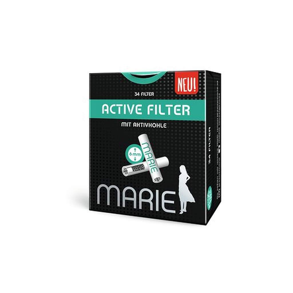 Marie Aktivkohlefilter 6mm