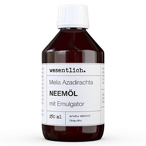 Neemöl mit Emulgator 1000ml - fertig gemischt für Haus und Garten - hochergiebig für 100l Spray