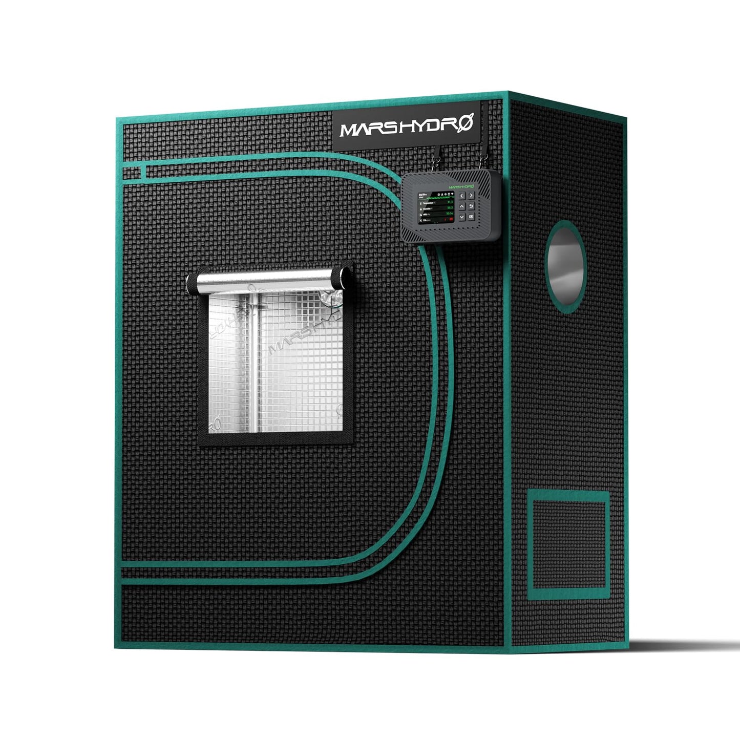 MARS HYDRO Growzelt 120x120x200cm,Indoor Grow Tent Reflektierende Mylar Zuchtzelte Hydrokultur,abnehmbaren Boden Tablett,für Pflanzen wachsen Raum