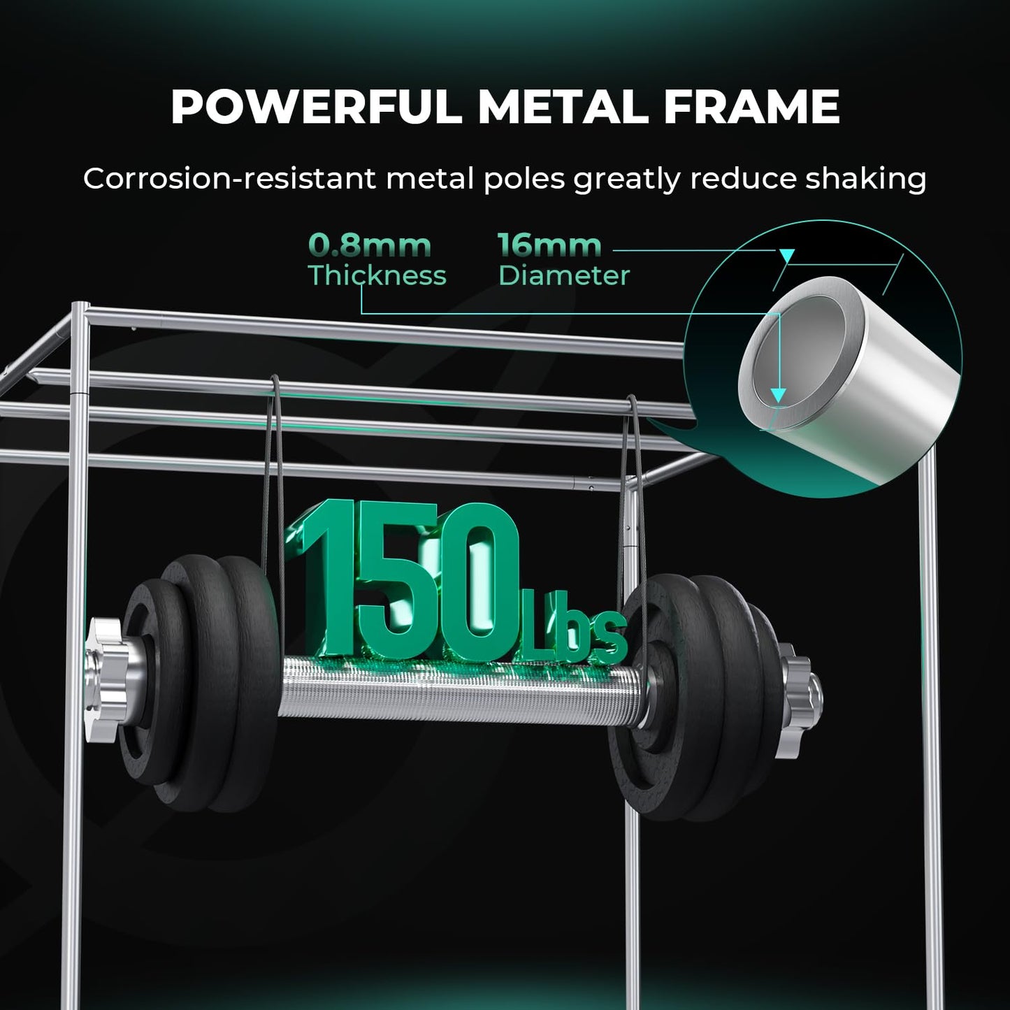 MARS HYDRO Growzelt 120x120x200cm,Indoor Grow Tent Reflektierende Mylar Zuchtzelte Hydrokultur,abnehmbaren Boden Tablett,für Pflanzen wachsen Raum