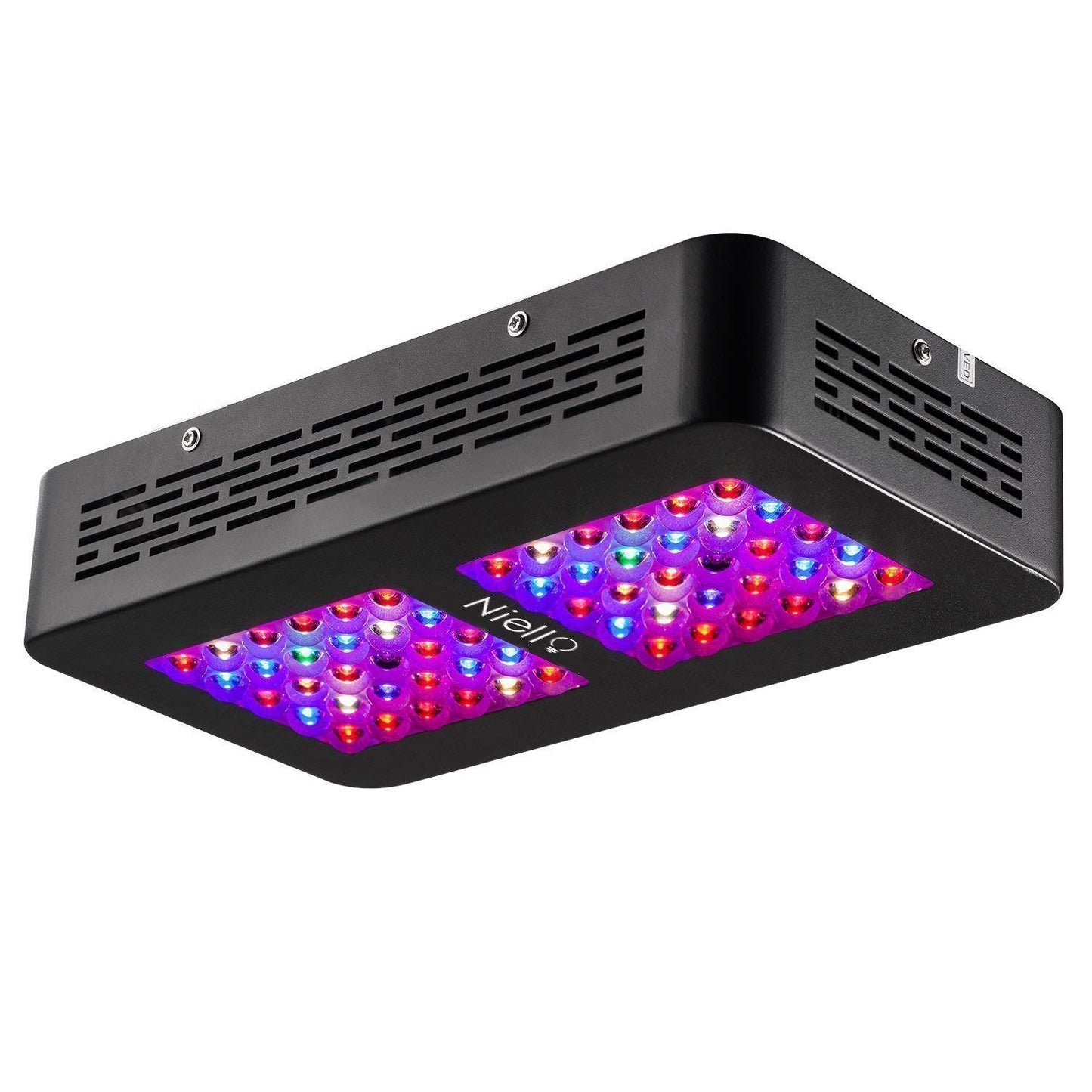 Niello QB1000 LED Pflanzenlampe with dimmable, LED Grow Lampe Vollspektrum, Hohem PPFD und IR Grow Light Wachstumslampe für 2x2ft Innen Wachsen Zelt Samen Knospe Pflanze Gemüse und Blume