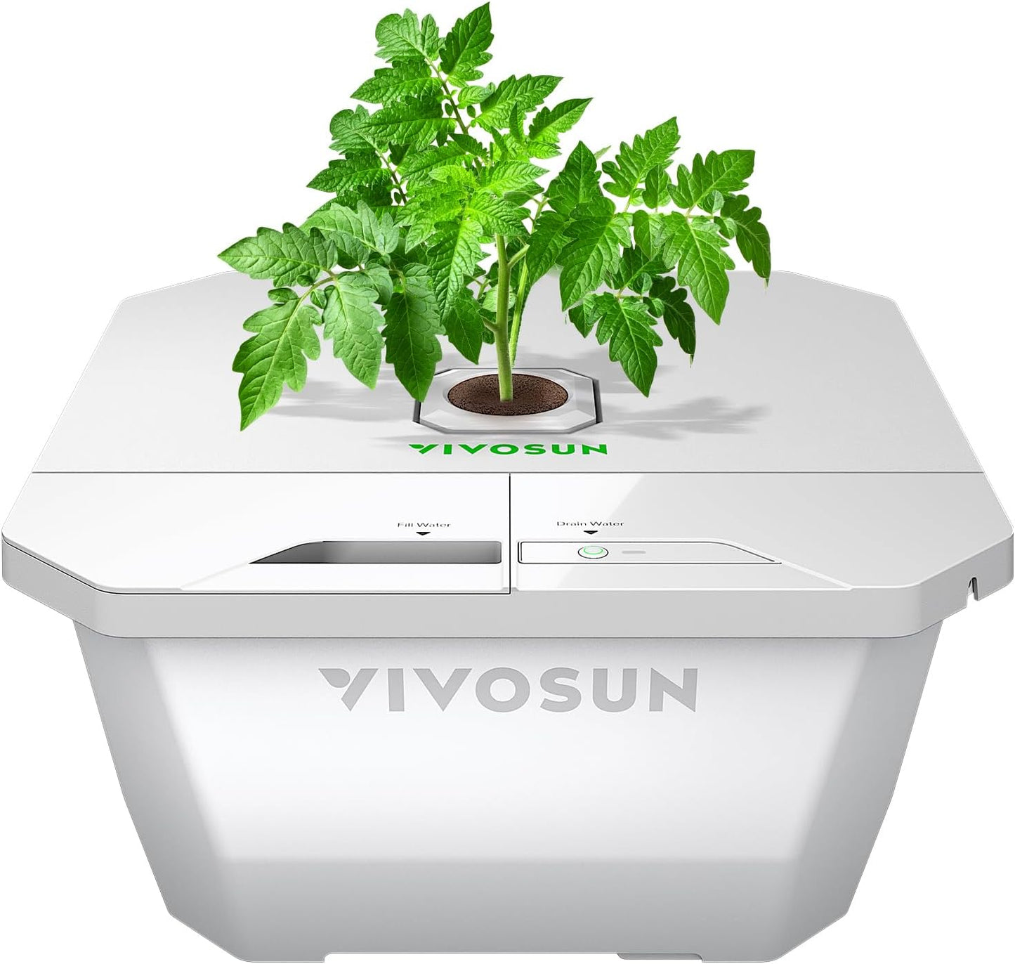 VGrow All-in-One Smart Grow Box, Professionelles System mit Samsung LM301H EVO Grow Lampe, Fortschrittliches Zirkulations- und Ventilationssystem, Bewässerung, Nährstoffzufuhr für Indoor-Hydroponik