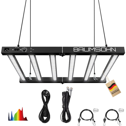 ProLine GL1000W Vollspektrum LED Grow Light Pflanzenlampe mit LED Technologie Pflanzenlicht dimmbar mit 5 Jahre Herstellergarantie