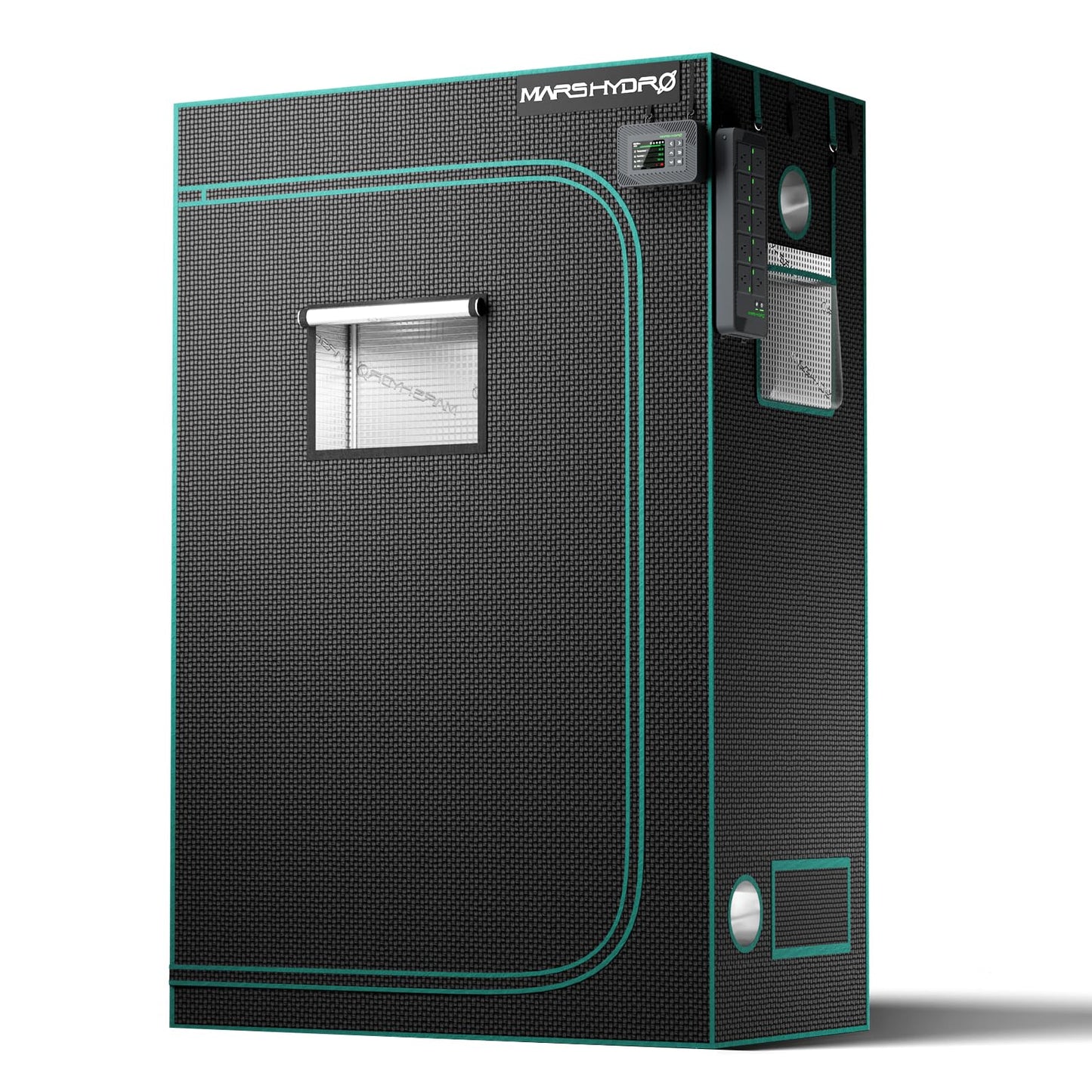 MARS HYDRO Growzelt 120x120x200cm,Indoor Grow Tent Reflektierende Mylar Zuchtzelte Hydrokultur,abnehmbaren Boden Tablett,für Pflanzen wachsen Raum