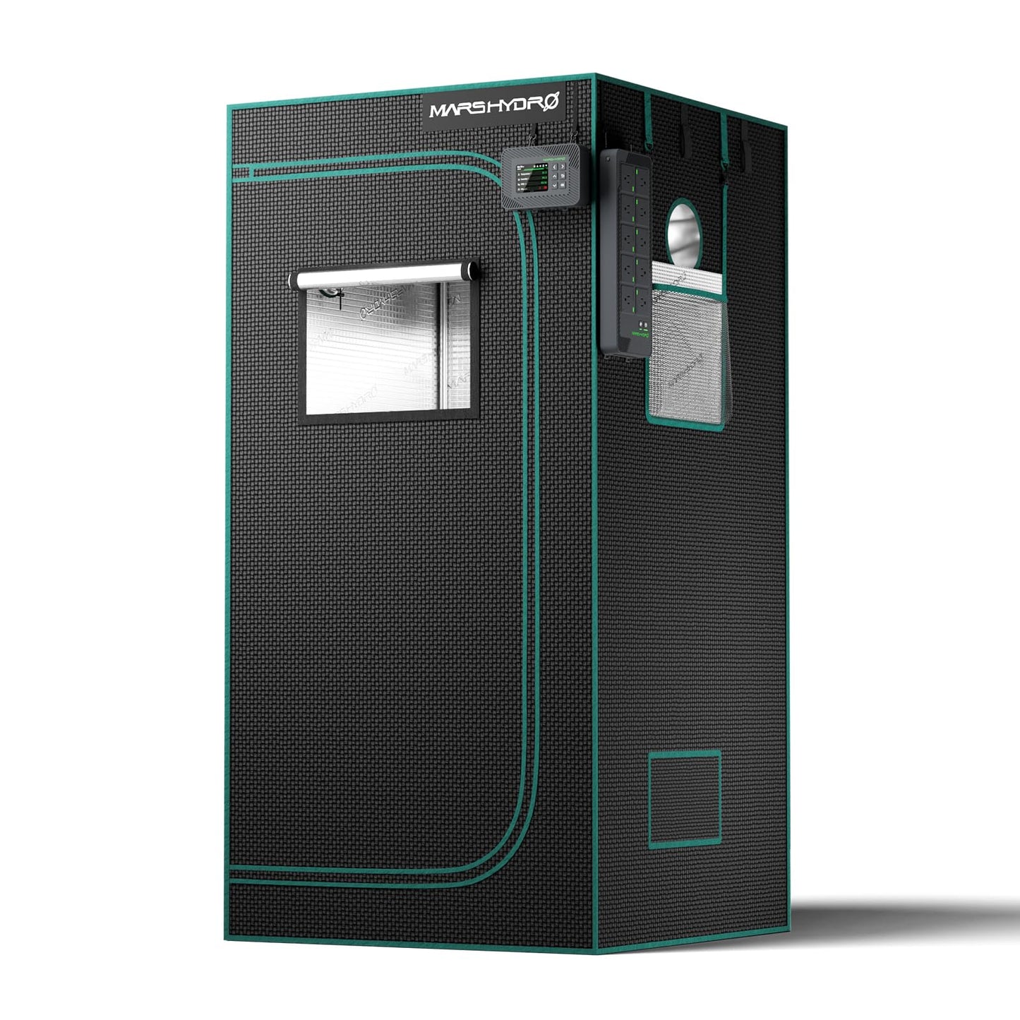 MARS HYDRO Growzelt 120x120x200cm,Indoor Grow Tent Reflektierende Mylar Zuchtzelte Hydrokultur,abnehmbaren Boden Tablett,für Pflanzen wachsen Raum