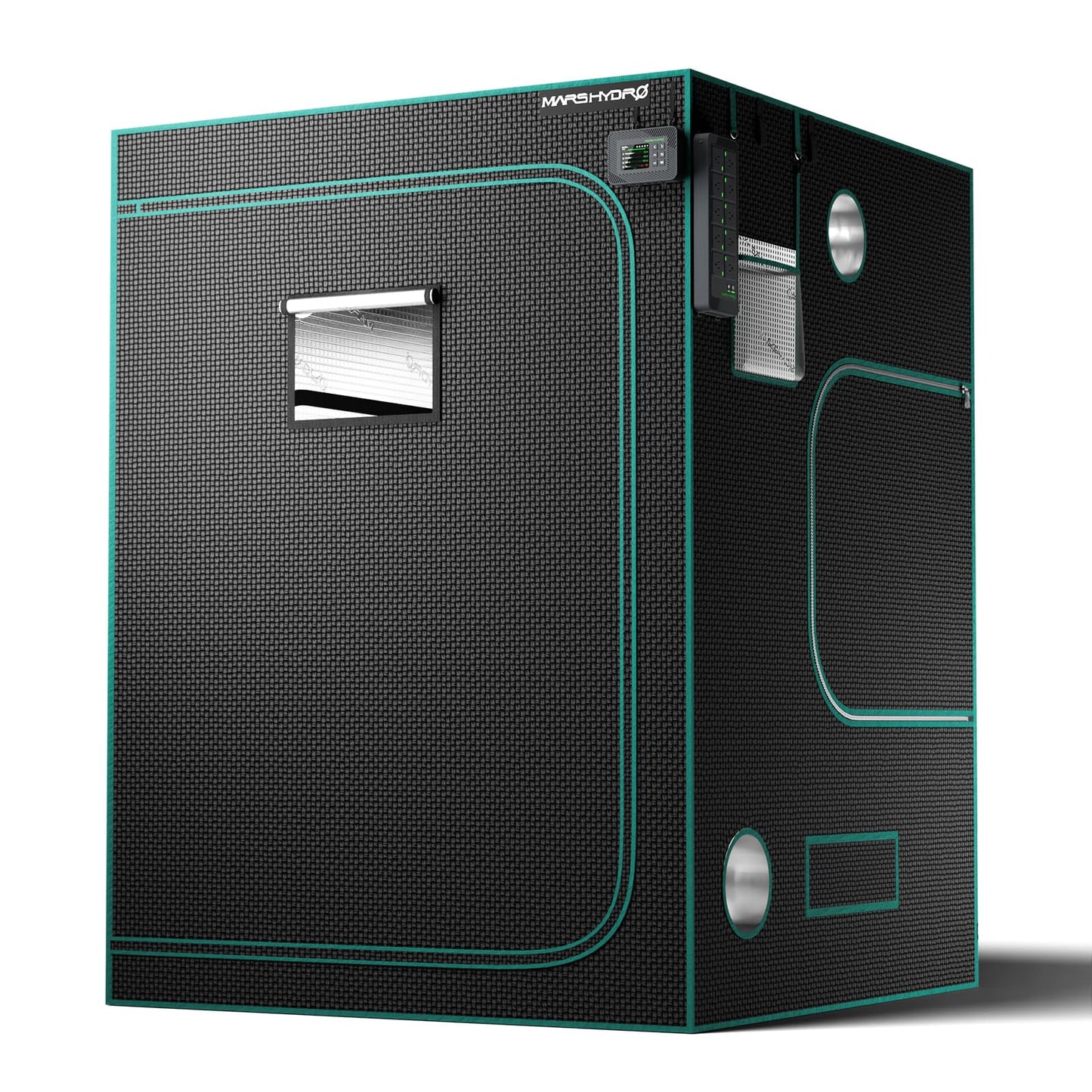 MARS HYDRO Growzelt 120x120x200cm,Indoor Grow Tent Reflektierende Mylar Zuchtzelte Hydrokultur,abnehmbaren Boden Tablett,für Pflanzen wachsen Raum