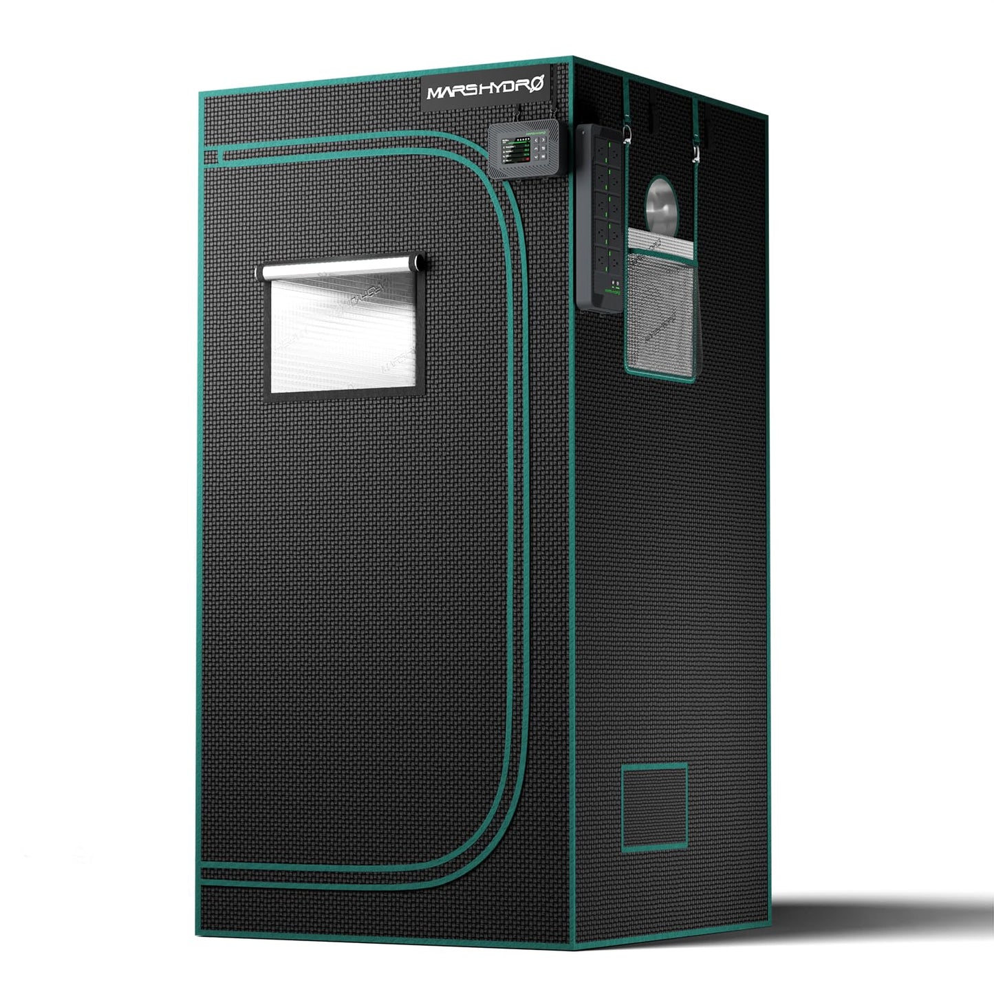 MARS HYDRO Growzelt 120x120x200cm,Indoor Grow Tent Reflektierende Mylar Zuchtzelte Hydrokultur,abnehmbaren Boden Tablett,für Pflanzen wachsen Raum