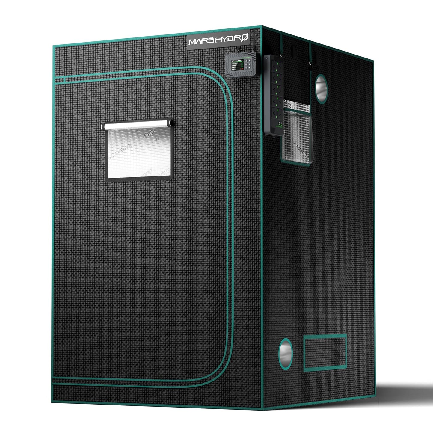 MARS HYDRO Growzelt 120x120x200cm,Indoor Grow Tent Reflektierende Mylar Zuchtzelte Hydrokultur,abnehmbaren Boden Tablett,für Pflanzen wachsen Raum